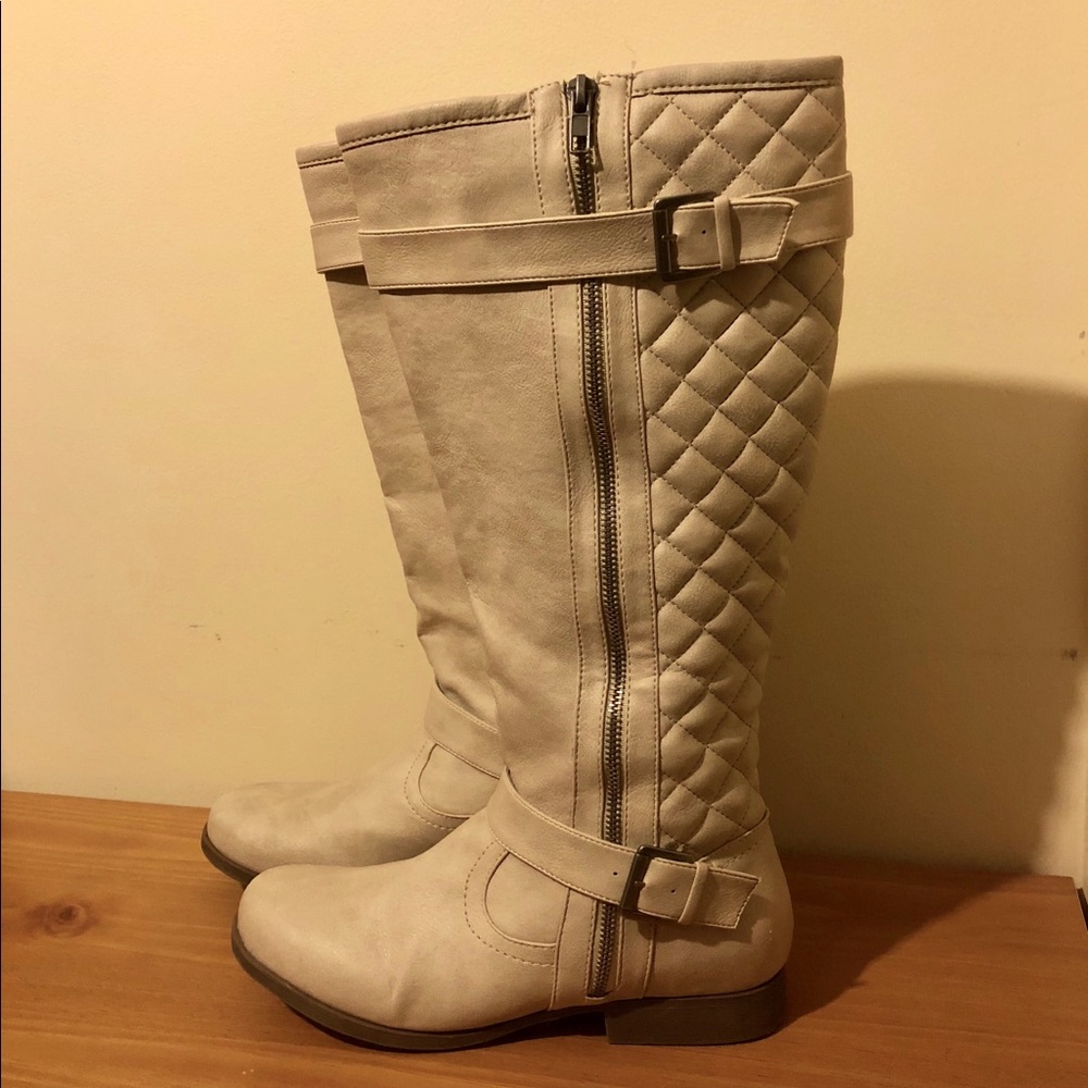 Light tan Knee High Boots